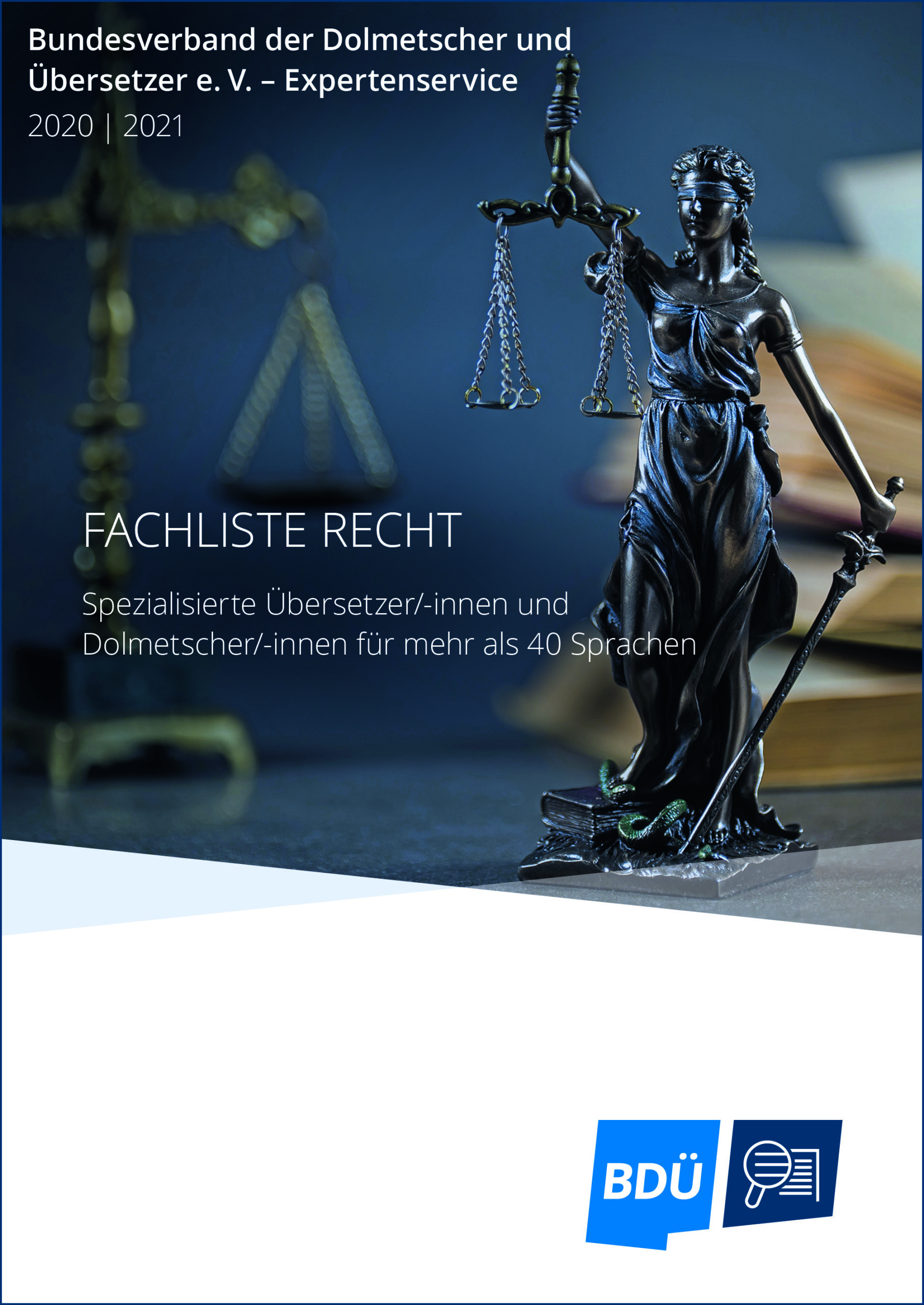 Cover der Fachliste Recht